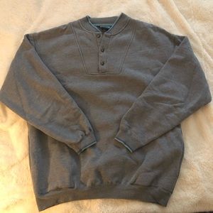 Button Crew Neck